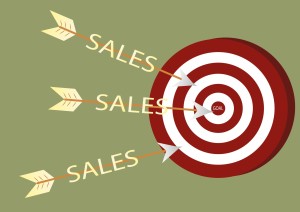 A clear sales goal gives you a clear target to shoot for!